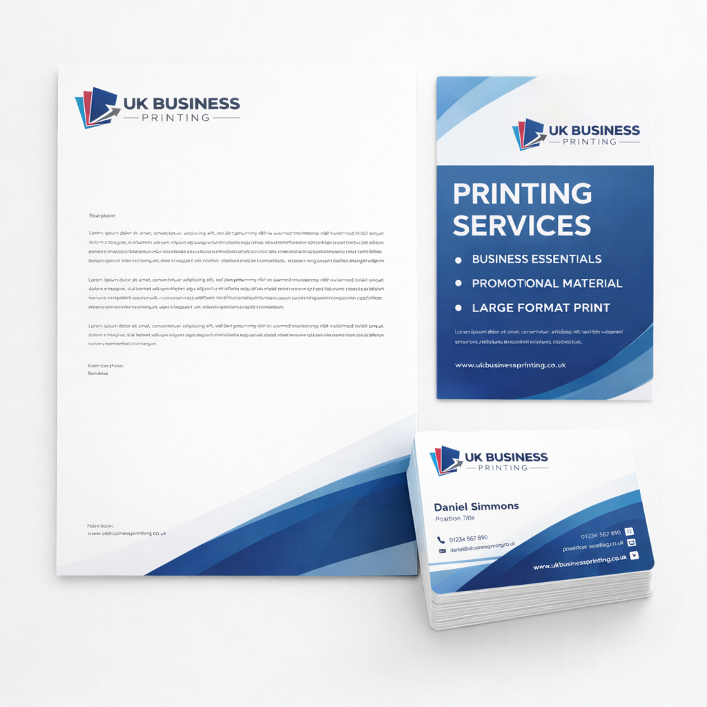 Professional Business Starter Printing Packs and promotional materials. UK Business Printing