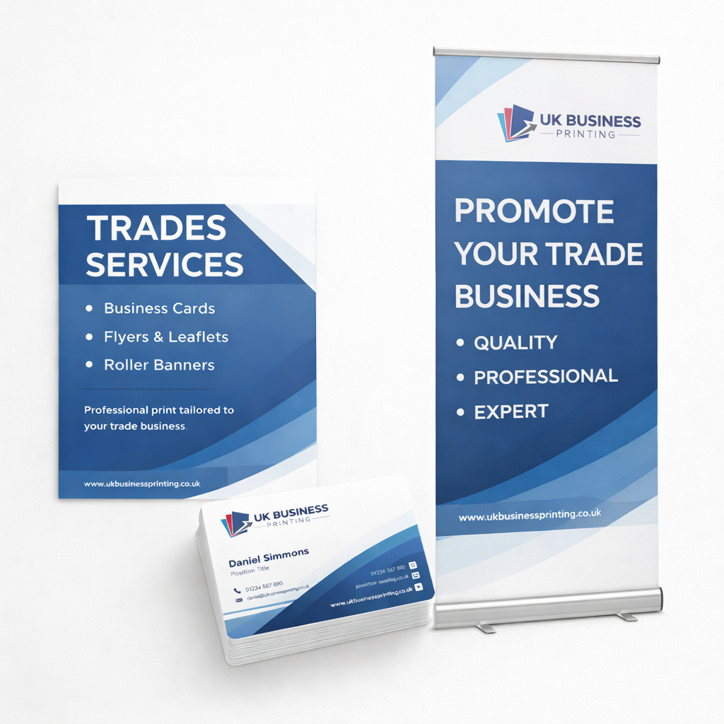Professional Business Starter Printing Packs and promotional materials. UK Business Printing