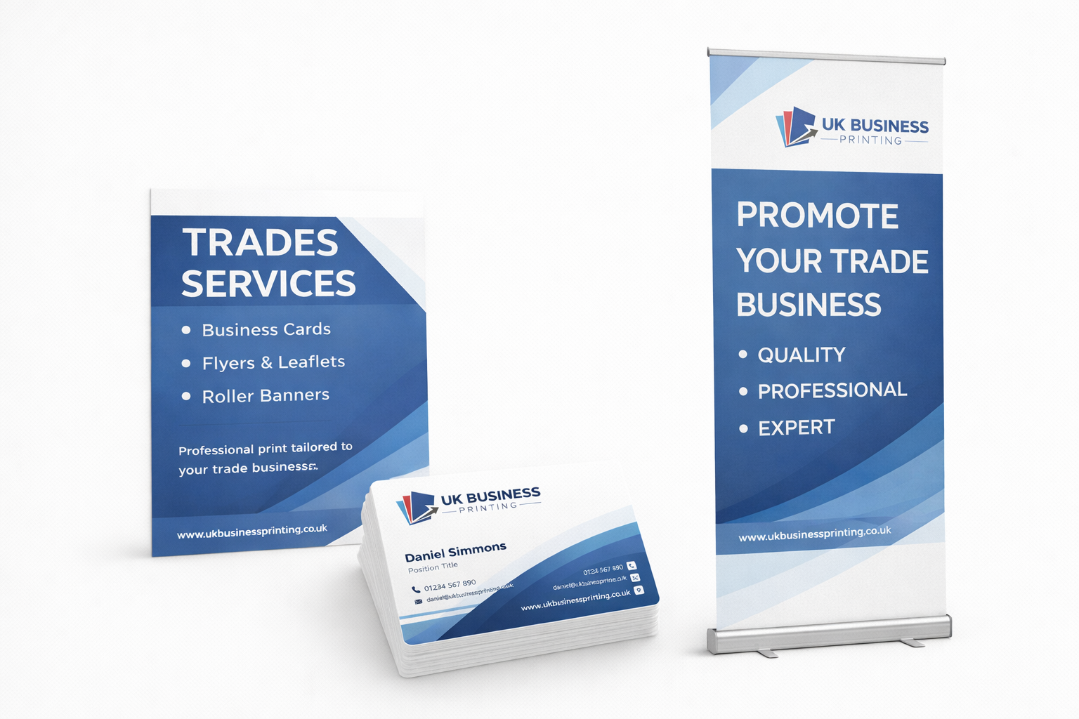 Professional Business Starter Printing Packs and promotional materials. UK Business Printing