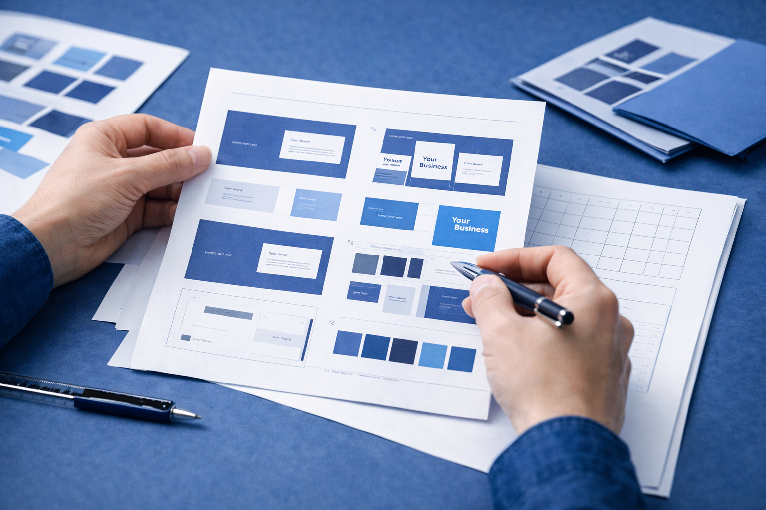Professional Business Starter Printing Pack. UK Business Printing
